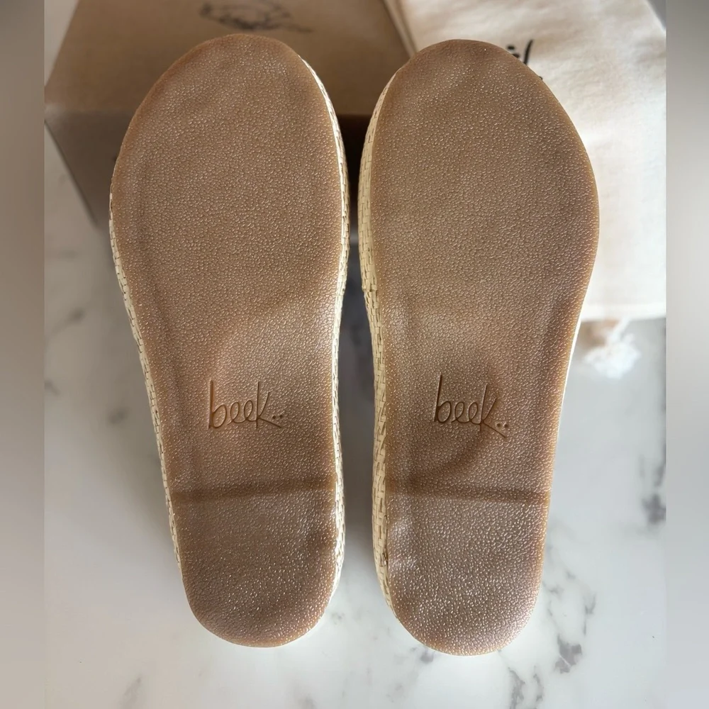 Beek Trumpeter Rafia leather sandal. Retail $280. New with box. - Picture 5 of 6
